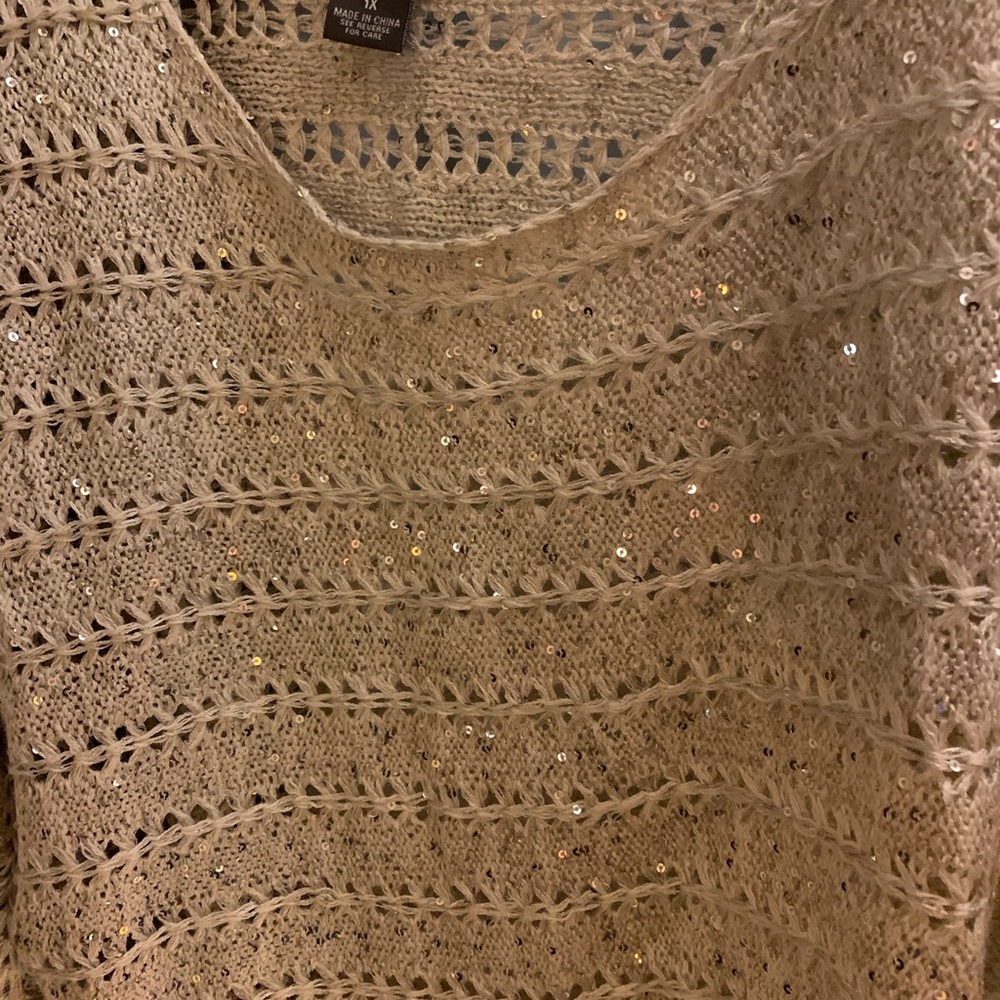 DOTS 1X MESH SWEATER SPARKLY NO FLAWS - Picture 3 of 3